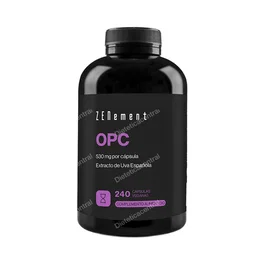 ZENEMENT OPC 240 Cápsulas - Extracto de Semilla de Uva 99% Proantocianidinas - Complemento Alimenticio Antioxidante - Vegano y Sin Gluten