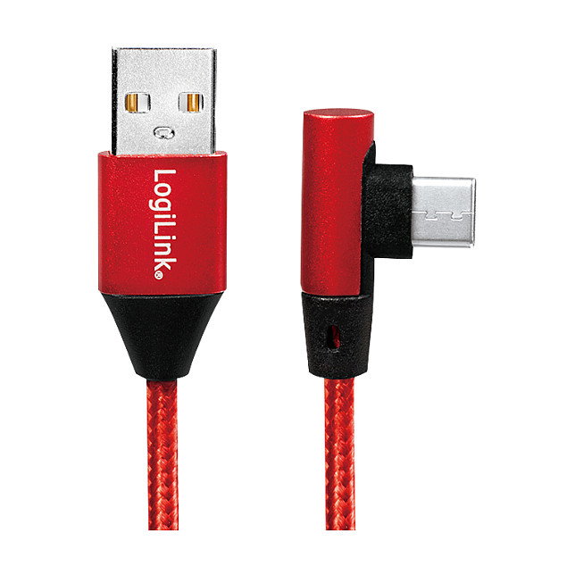 LogiLink Cable USB 2.0 Tipo-C a USB tipo A, 1 m, Rojo LogiLink Cable USB 2.0 Tipo-C a USB tipo A, 1 m, Rojo