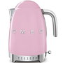Smeg KLF04PKEU Hervidor de agua 50s Style, 1.7 L 2400 W, Acero inoxidable, 7 ajustes de temperatura, Rosa Cadillac Pink