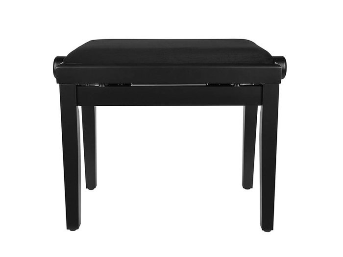 Banco Piano Boston Ajustable Negro Terciopelo