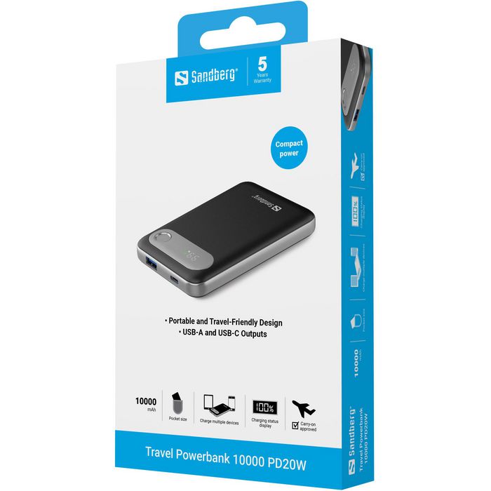 SANDBERG Powerbank Li-Polymer 421-16 SANDBERG Powerbank Li-Polymer 421-16