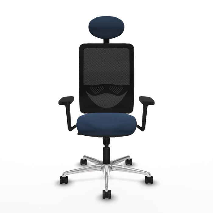 PIQUERAS Y CRESPO Silla de oficina Zulema con Mecanismo Sincro, Azul Marino y Negro PIQUERAS Y CRESPO Silla de oficina Zulema con Mecanismo Sincro, Azul Marino y Negro
