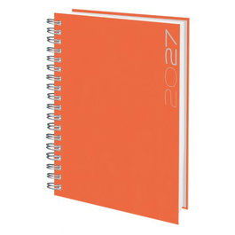 EDEUSTO Agenda Anual 2027 Matra Beta Wire-O Tapa Dura Naranja D13