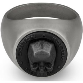 Police PJ26579RSS.01-64 Anillo para Hombre en Acero Inoxidable Gris