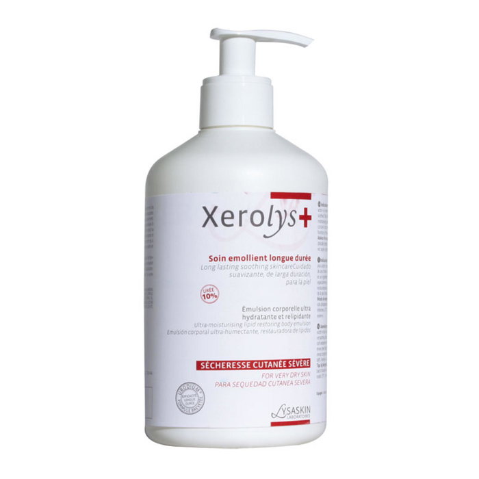 Xerolys+, Urea, Emoliente, Emulsión Corporal, Para cara y cuerpo, Diario, 500 ml Xerolys+, Urea, Emoliente, Emulsión Corporal, Para cara y cuerpo, Diario, 500 ml