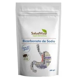 Salud Viva Bicarbonato de Sodio 300 Gr - Grado Alimenticio E500ii - Libre de Gluten, Vegano, Sg S/A