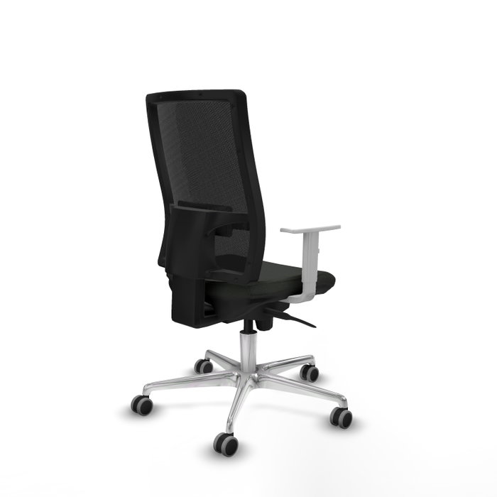 PIQUERAS Y CRESPO Silla de oficina Horna con Mecanismo Sincro, Negro