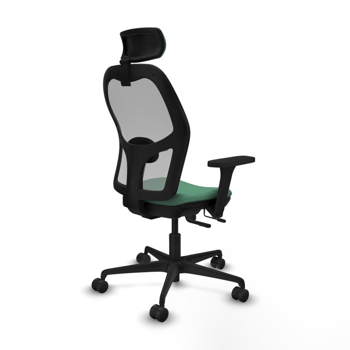 PIQUERAS Y CRESPO Silla de oficina Jorquera con mecanismo Sincro/Traslack Verde esmeralda y Gris PIQUERAS Y CRESPO Silla de oficina Jorquera con mecanismo Sincro/Traslack Verde esmeralda y Gris