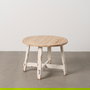 Mesa Centro Natural-Blanco 60 X 60 X 45 cm