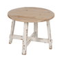 Ixia Mesa de Centro Natural-Blanco 60 x 60 x 45 cm