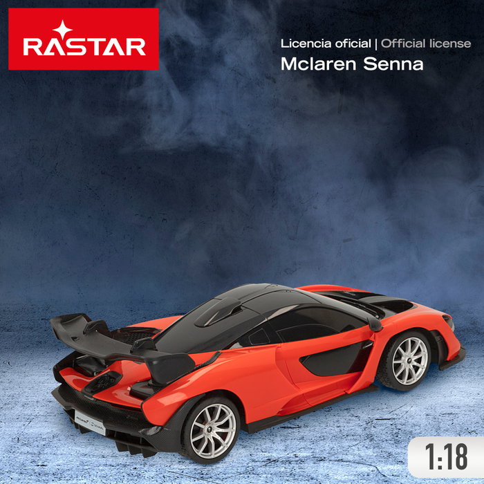RASTAR McLaren Senna Coche teledirigido 1:18 Naranja