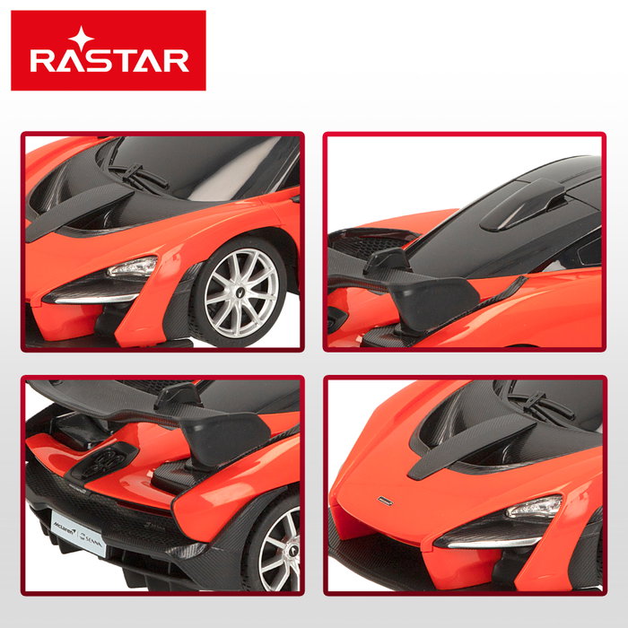 RASTAR McLaren Senna Coche teledirigido 1:18 Naranja