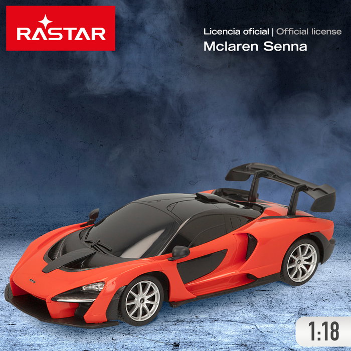 RASTAR McLaren Senna Coche teledirigido 1:18 Naranja