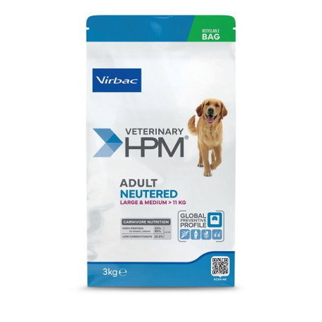 Virbac HPM Adult Neutered Perros Medianos y Grandes 3 kg Virbac HPM Adult Neutered Perros Medianos y Grandes 3 kg