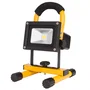 Foco Proyector LED Recargable de Emergencia, 10W 1000Lm 6000K IP65, Batería 2200mAh, Autonomía 4H, Alcance 12m, para Bomberos y Electricistas