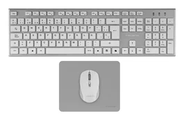 Tacens Zenith Combo Inalámbrico 3 en 1 con Tecla Copilot AI, Blanco