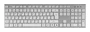 Tacens ZENITH 6ZENITHWES Combo Inalámbrico IA 3 en 1, Teclado Español QWERTY de Perfil Bajo con Tecla Copilot, Ratón Óptico 3200 DPI, Alfombrilla Nanotextil, Plata y Blanco