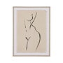 Cuadro Impresión Silueta 2/M Decoración 45 X 3 X 60 cm (Set de 2)