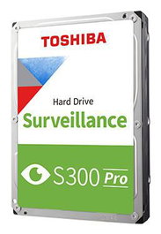 Toshiba S300 Pro Surveillance Disco Duro para Videovigilancia, 8TB, 7200 RPM, 3.5", SATA 6 Gb/s, 512 MB, HDD