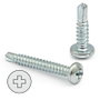DUVER Tornillo Autotaladrante Cabeza Redonda 9.5mm x 22mm Rosca 3.5mm (Pack de 1000)