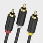 Vention BCABH Cable de Audio/Video Componente 3x RCA Macho a 3x RCA Macho, 2 Metros, Negro, Rojo, Blanco, Amarillo, Cobre Estañado, Blindado, Plug & Play