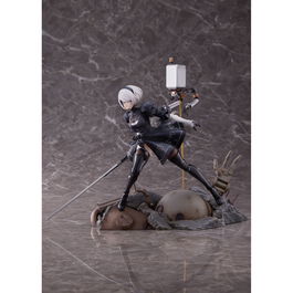 Aniplex 2B Deluxe Edition Statue Figura Nier:Automata Ver.1.1a 1/7 Escala 20 cm