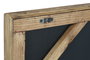 DKD Home Decor Cuadro Natural Blanco Madera Reciclada 4 x 122 x 82 cm