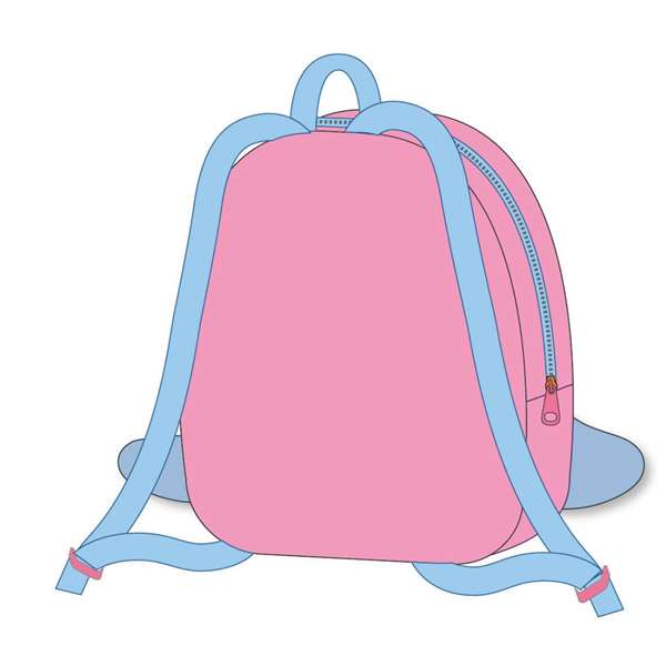 Cerdà Mochila Guardería Peluche Stitch 18.0 x 22.0 x 4.0 cm Niños Rosa