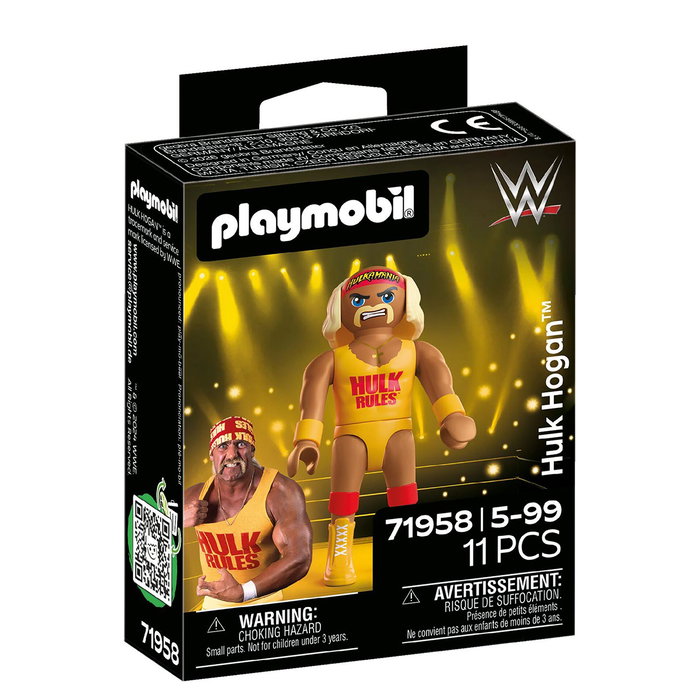 PLAYMOBIL WWE Hulk Hogan 71958 con atuendo amarillo PLAYMOBIL WWE Hulk Hogan 71958 con atuendo amarillo