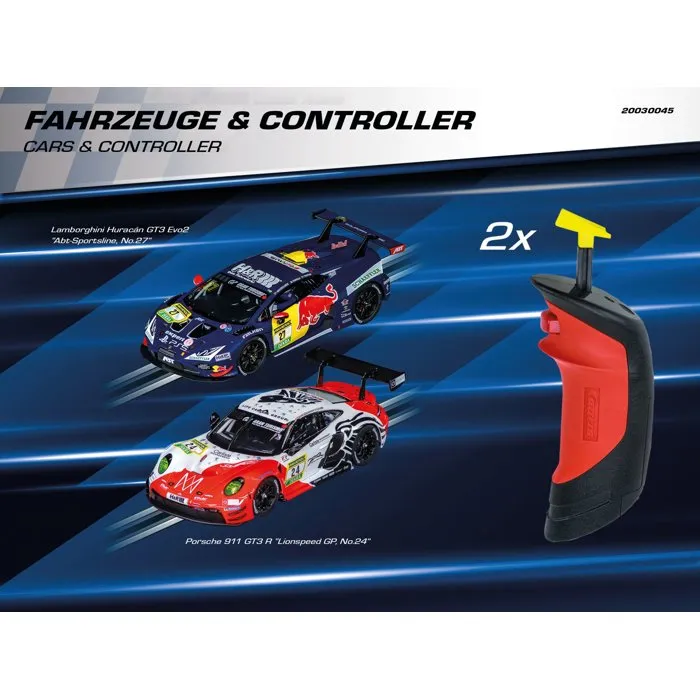 Carrera CAR4007486300453 - Circuito de Carreras Eléctrico Digital 132, Escala 1:32, 2 Coches GT, para Mayores de 8 años