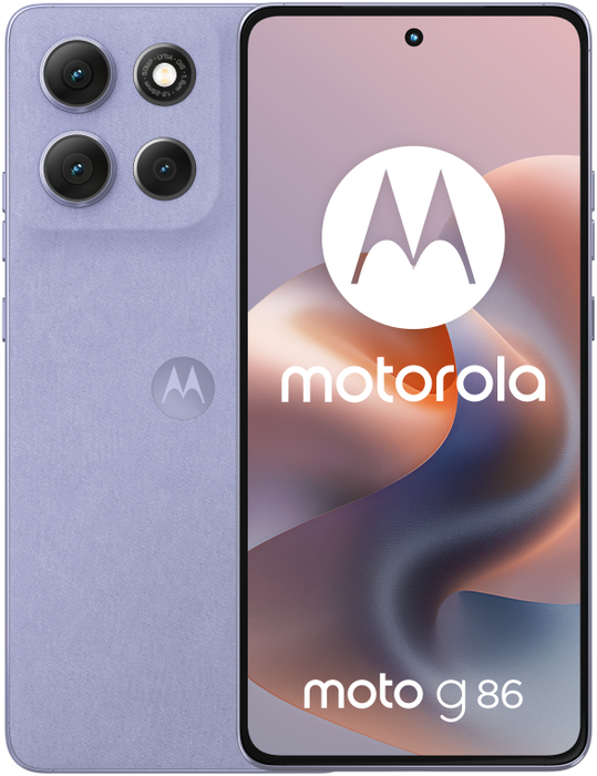 Motorola moto g86 5G 16,9 cm (6.67") 2712 x 1220 Pixels P-OLED 8 GB 256 GB 5200 mAh 5G SIM Doble NanoSIM + eSIM Android 15 USB Tipo C Lila