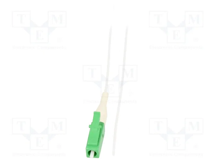 QOLTEC Latiguillo de fibra óptica LC/APC a LC/APC, 1m, 9/125µm, SMF G652D