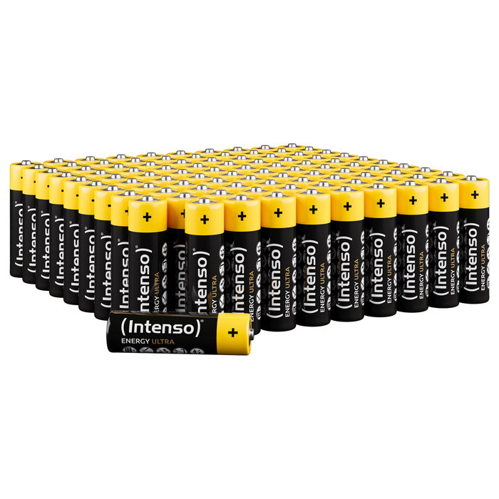 Intenso Pack de 100 pilas alcalinas Energy Ultra AA LR6