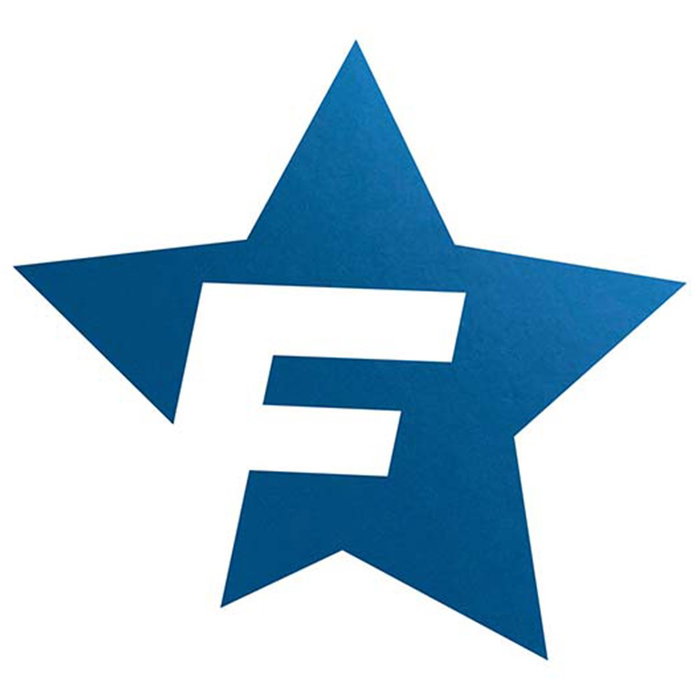 Foliatec FO33972 Vinilo Decorativo Para Coche Diseño F-Star Azul - Personaliza Carrocería, Llantas o Lunas, PVC Resistente