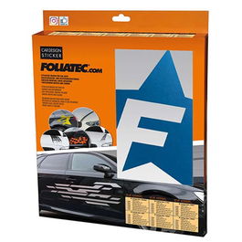 Foliatec FO33972 Pegatina para Coche Diseño F-Star Azul 39 x 41 cm
