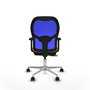 PIQUERAS Y CRESPO Silla de oficina Jorquera Naranja y Azul