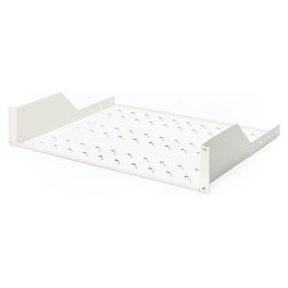 Digitus Bandeja fija 2U para armarios de 19 pulgadas, 88x482x349 mm, Gris
