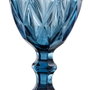 Copa Azul Cristal Decoración 9 X 9 X 17 cm (Set de 6)