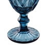 Copa Azul Cristal Decoración 9 X 9 X 17 cm (Set de 6)