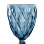 Copa Azul Cristal Decoración 9 X 9 X 17 cm (Set de 6)
