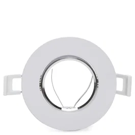 Aro Foco Downlight Circular Blanco 92MM Empotrable para GU10/GX53