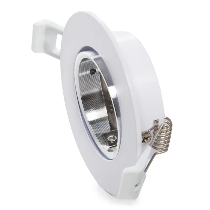 Aro Foco Downlight Circular Blanco 92MM Empotrable para GU10/GX53