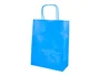 Q-connect Bolsa Papel Celulosa Celeste XS con Asa Retorcida 180x240x80 mm (25 Unidades)