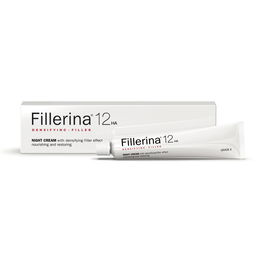 Fillerina 12HA Densifying Filler Grade 4, Nutritivo y restaurador, Noche, Crema, Para la cara, 50 ml
