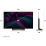 LG OLED48C56LB Televisor OLED Evo AI C5 48" Smart TV 4K Ultra HD con Procesador IA α9 Gen8 para Cine y Gaming, WiFi, 144Hz, Dolby Vision Atmos