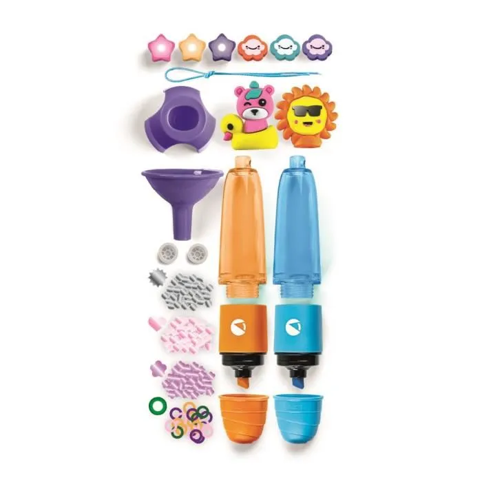 Clementoni CLE8005125181308 Crea tus Luces de Neón Verano Loco Kit de Manualidades