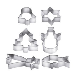Tescoma Moldes cortadores navidad Delícia, 6 piezas con anilla