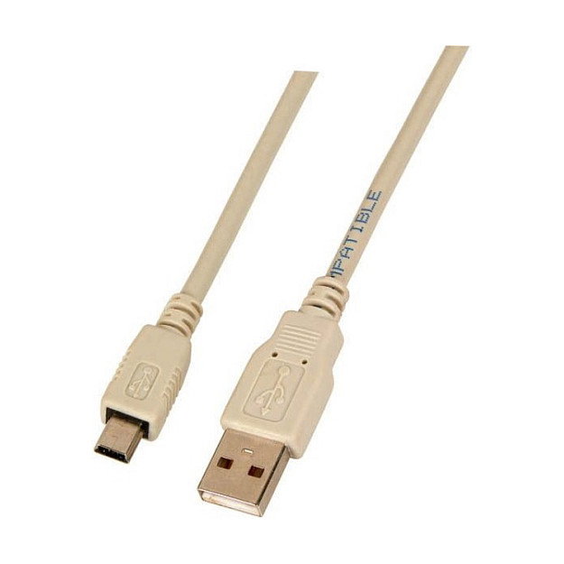 EFB Elektronik K5250.3V2 Cable USB 2.0 de A a Mini-USB B, 3m, Gris EFB Elektronik K5250.3V2 Cable USB 2.0 de A a Mini-USB B, 3m, Gris