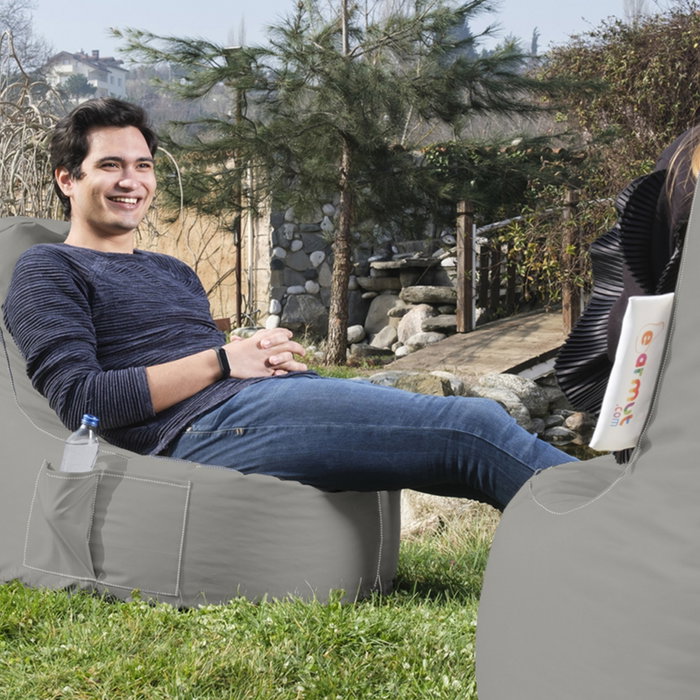 Atelier Del Sofa Puf de Jardín Fume 70x80x35 cm Atelier Del Sofa Puf de Jardín Fume 70x80x35 cm