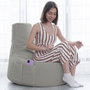 Atelier Del Sofa Puf de Jardín Fume 70x80x35 cm